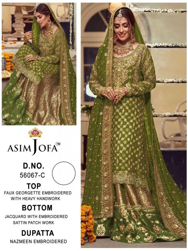 Asim Jofa 56067 Colours Georgette Designer Exclusive Salwar Suit